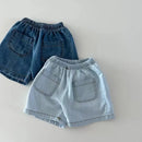 baby newborn items toddler boy denim two-piece set baby set