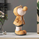 Creative Bubble Boy Statue Living Room Art Sculpture Home Desktop Decoration Nordic Style Decor Art Crafts Gifts