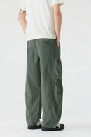 Spring Summer Cargo Pants Men Loose Casual Outdoor Pants Straight Trousers