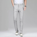 Linen Casual Straight Relax Fit Pants Trousers Men Clothing