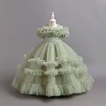 Luxury Dresses for Elegant Party Girls Child Wedding Prom Gown Christmas