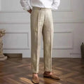 Spring Autumn Men Linen Pants Trousers Lightweight Breathable Casual Pants
