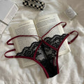 Lace G Strings Low Waist Seamless Panties with Sheer Mesh Panels for a Sensual Fit