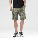 Summer Men Cargo Camouflage Shorts Men Cotton Beach Shorts Man Spring Casual Shorts Male