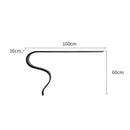 Measurement chart of a metal hook with dimensions labeled in centimeters, Obroi