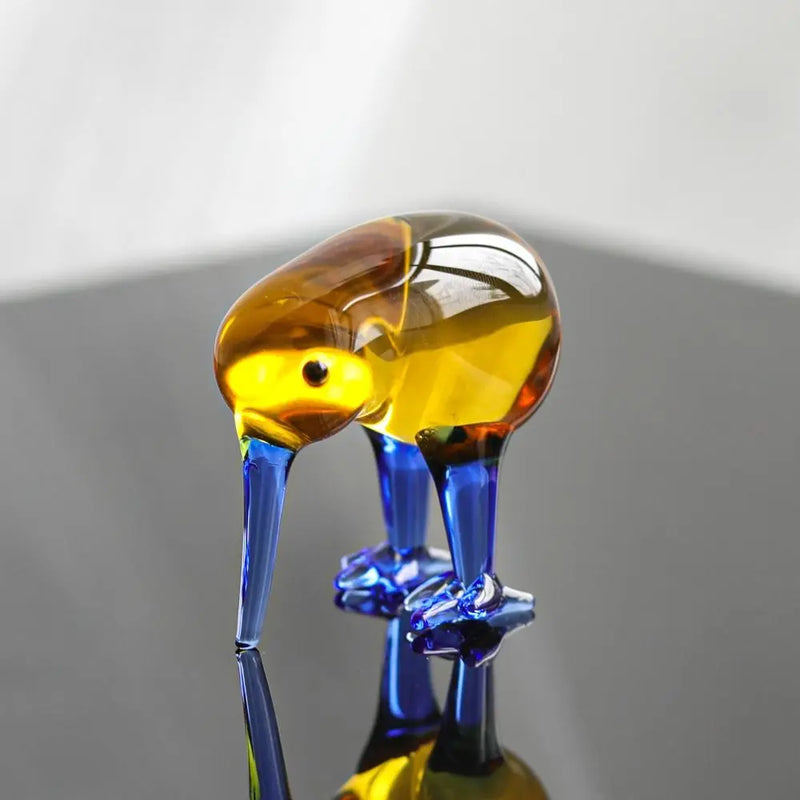 Crystal Bird Glass Art Statue Crystal Bird Decorative Glass Figurines Gift for Home Decoration
