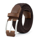 Woven Braided Belt for Junior Casual Jeans Pants Golf Belt Canvas Belt