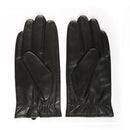 Winter Real Leather Gloves Men Black Genuine Touch Screen Glove Fleece Lined Warm Soft