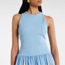 Casual Sleeveless Summer Dress Woman Pleated Party Dress Chic Holiday Dresses