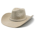 Autumn Denim Men's Top Panama Jazz Hat Bent Edge Large Brim