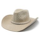 Autumn Denim Men's Top Panama Jazz Hat Bent Edge Large Brim