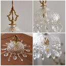 Modern Pendant Light Crystal Chandeliers Bedroom Luxury Glass Pendant Lamp for Home Decor