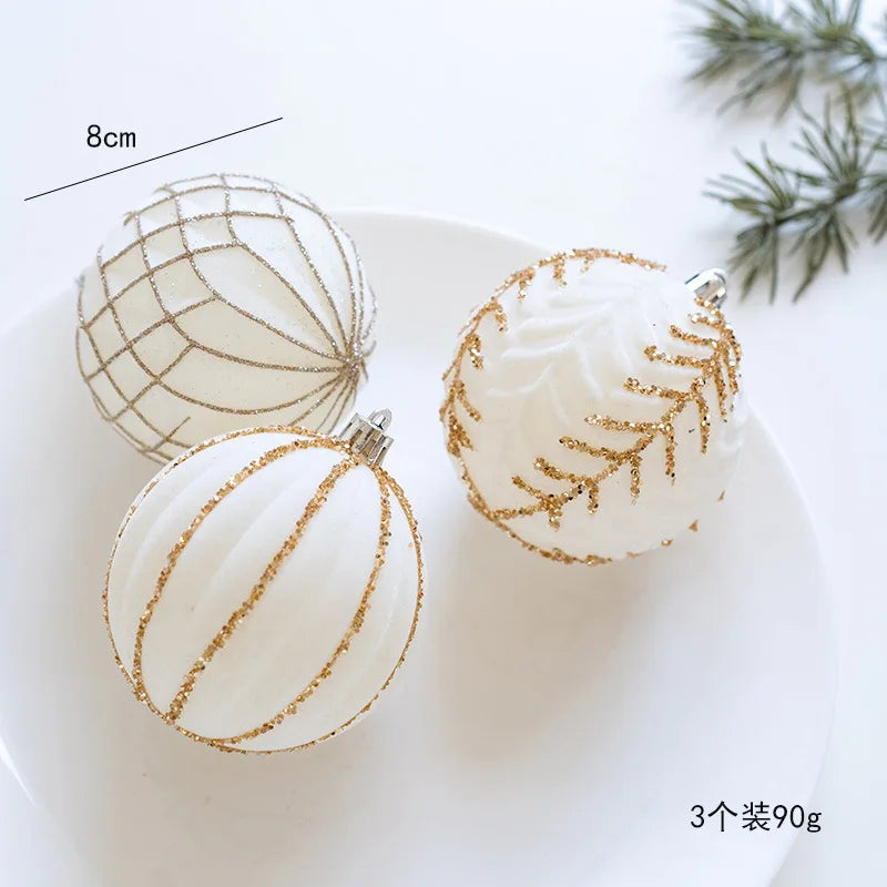 Christmas Tree Ball Decoration Red Velvet Christmas Tree Atmosphere Decoration Props