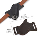 Leather Anti-scratch Storage Sheath Folding Flick Knife Waist Belt Clip Holder Pocket Knives Pack Tools for Camping