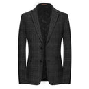 Autumn and Winter Handsome Men's Business Leisure Suit Jacket Young Two Buckle Single West Shirt