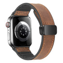 Leather Strap for Apple Watch 10 Ultra 9 Band 46mm 49mm 42mm 44mm 45mm 40/41mm Bracelet men Silicone iWatch