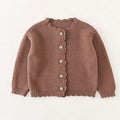 Autumn 0-3Yrs Children Clothes Infant Baby Girls Knitting Cardigan Newborn Baby Girls Sweater