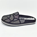 Women Mules Half Closed Slippers for Lady Female Shoe Sparkly Woman Shoe