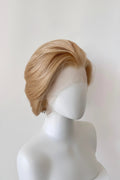 Peak Golden Blonde Wigs for Men 13x4Lace Front Wigs Short Bob Cut Cosplay Wigs for Women