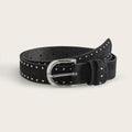 Women Rivets Western Style Cowgirl Belt Decorative Accessory