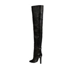 Winter Pointed Stiletto High Heels Side Zipper Show Large Over Knee Women Boots