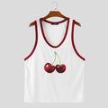 Men Tank Tops Patchwork Sleeveless Summer Male Vests Streetwear Loose Casual Men Clothing