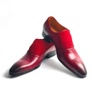 Men Handmade Suede & Leather Loafers Slip-On Comfortable Casual Shoes Design