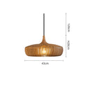 Wood Pendant Lights Modern Home Decor Living Room Ceiling Lighting Fixtures Walnut Wood
