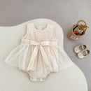 Summer 0-3 year old baby clothing baby girl princess skirt embroidered jumpsuit skirt