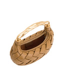 Women's Casual Small Handbag Designer Hand-woven Luxury Matte Texture Crossbody Bag