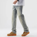 Men Straight Nostalgic Pants Trend for Spring and Summer