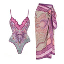2Pcs Deep Bandeau Biquini Bikini Women Swimwear Belt Swim Suits Female Bathing Suit Beachwear