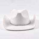 Women Western Cowboy Hat Wide Brim Rhinestone Star Hats for Wedding Reception Dance Floor Bachelor Party Costume