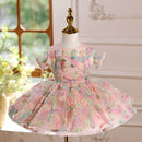 Flower children wedding children's dress girls birthday party evening girls dress