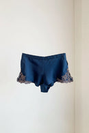 Women Silk Embroidered Satin Set sleeveless tops high waist elastic waist shorts