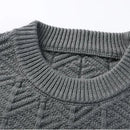 Winter Men Vintage Twist Sweater Male Fit Knitted Pullover Loose Harajuku Men Retro Sweaters