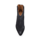 Autumn Western boots Pointed toe Slip-on Middle heel Short boots Women's Boots