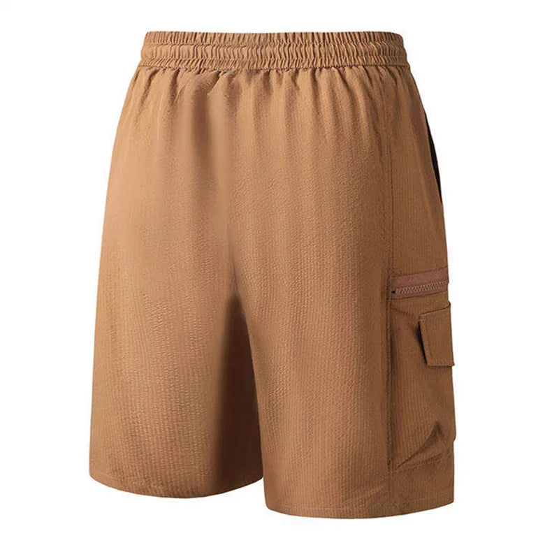 Summer Men Casual Shorts Casual Men Straight Breathable Shorts