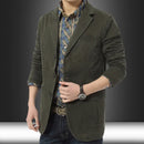 Men Blazer Loose Men British Casual Suit Three Button Casual Clothes Single West Coat