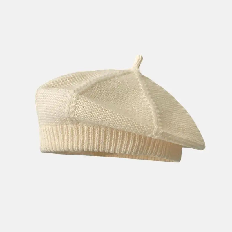 Knitted Beret Women Autumn Winter Hats For Women Cap Keep Warm Retro