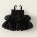 Summer Baby Girls Black Dress Formal Occasion Birthday Party Gown Children Clothing Infant