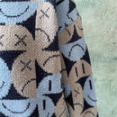 Women Clothes Cute Facial Expression Autumn Winter Pullover Sweaters O-Neck Long Sleeve Knitted Sweater