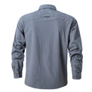 Shirt Men Autumn Casual Lapel Shirt Outdoor