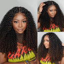 Woman with styled hair in a collage, featuring the brand 'Obroi'.