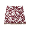 Women With Beading Tassel Back Zipper A-Line Mini Skirt Female Chic Lady Skirts