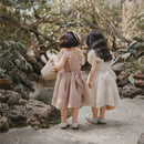 Summer Princess Sundress for Baby Girls Sleeveless Lace Plain England Stylish Dress for Children Toddlers Birthday Dresses