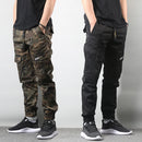 Men Jeans Fit Casual Cargo Pants Camouflage Military Trousers Joggers Men