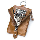 Multifunction Key Card Coin Wallet Leather Pouch Outdoor