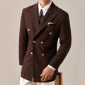 Men Blazer Slim Fit Blazer Double Breasted Blazer Men