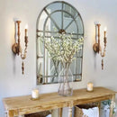 Retro American Country French Wall Lamp Wood Wall Lamp Bedroom Corridor Decorative Lamp